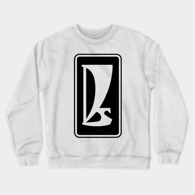 Lada Logo 1980s without lettering (black) Crewneck Sweatshirt by GetThatCar